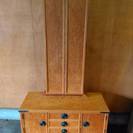 稀少！天然記念物指定【屋久杉】　 高級三面鏡化粧台　美品