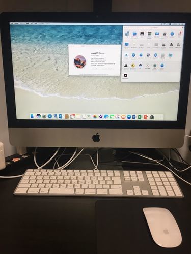 iMac（21.5-inch Late 2015）Sierra バージョン10.12.1