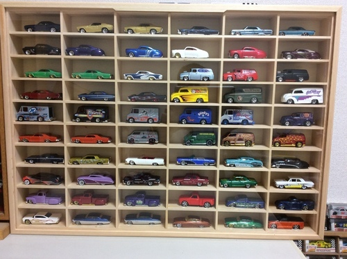 ミニカー ケース ホットウイール付き 60台