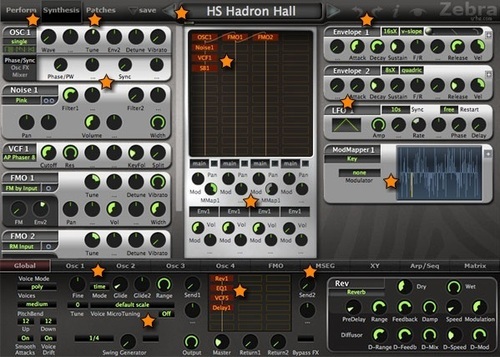 送料無料です　 Access VirusやRolandの波形アリ シンセサイザー u-he Zebra2 譲渡