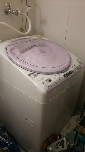 シャープ全自動洗濯乾燥機７kg（）美品！