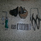 彫金の道具。鍛金