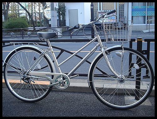 ★ジモティー特価＊新品・シティサイクル・27インチ・外装6段ギヤ・LEDオートライト・シルバー