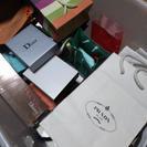 COACH PRADA Dior などの紙袋や小箱