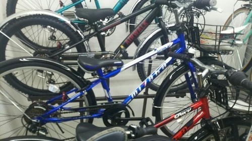 オープンセール　型落ちアウトレット　miyata　子供用自転車スパイキー　サイズ　22　ブルー 値下げ