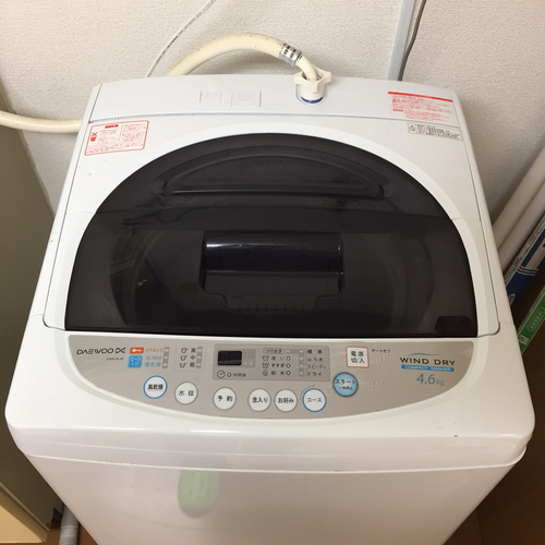 全自動洗濯機 4.6kg DAWOO ダイウ
