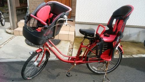 子供乗せ 3人乗り自転車 ママチャリ