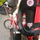 子供乗せ　3人乗り自転車　ママチャリ