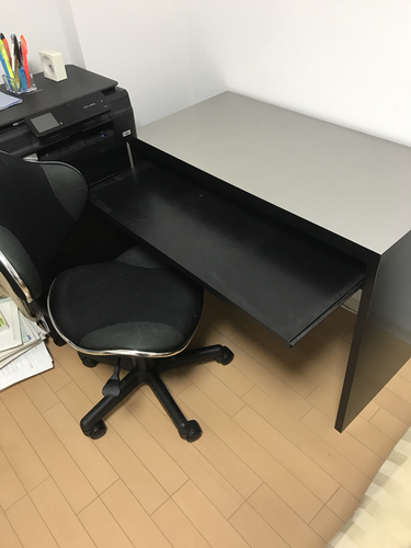 【交渉中】美品 オフィス用家具 パソコンデスク 机 勉強机 椅子セット