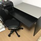 【交渉中】美品 オフィス用家具 パソコンデスク 机 勉強机 椅子セット