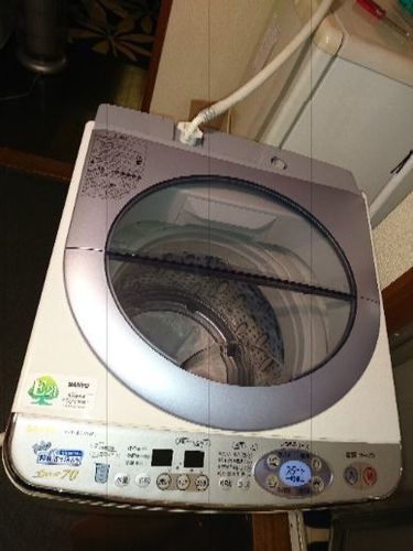 SANYO  全自動電気洗濯機  ASW-EC701 (W)