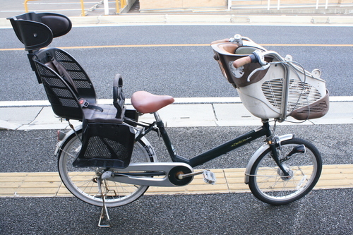 年末感謝セール！　こども乗せ自転車 小さめ　欠品あり　ジャンク扱いです！