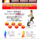 上半身も鍛えられる#エアロバイク