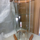 ★★在庫整理の為　価格応談中！！オシャレな面取りガラスケース　棚ガラス２枚付き　