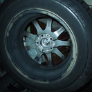 【冬タイヤ】　205/65R16 ウェッズジョーカー 黒塗装 BS REVO GZ 