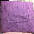 【高級日本製】座布団 残４枚 良質の中綿使用 紫