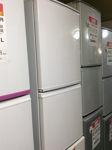 【送料無料】【2015年製】【美品】【激安】冷蔵庫　SHARP　SJ-D14A-W