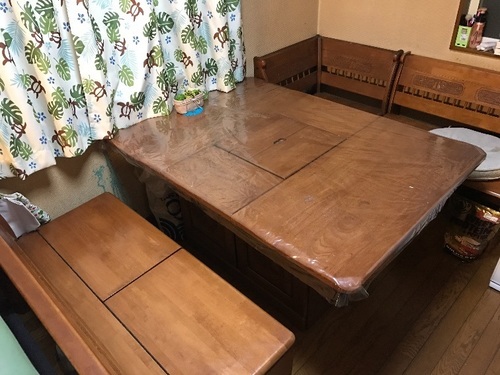 お取引中!!【今週、お引き取りできる方6000円】カントリー調ダイニングテーブルセット
