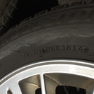 VOLVO　V70 スタッドレス 14年 38週　暗室ガレージ内にて車もタイヤも保管