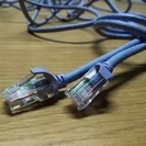 PCにインターネットをつなぐケーブル（5mと3ｍ）を2本で1000円