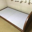 商談中【中古】木製シングルベッド