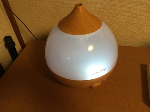加湿器　中古　ライトつき dew drop