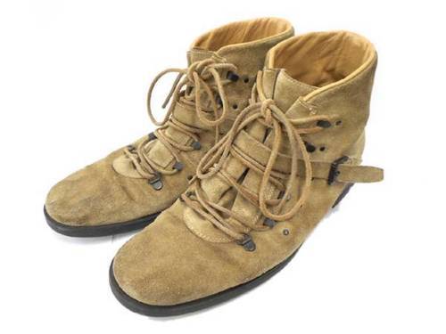 グッチ/GUCCI スエード ジョッパーブーツ 41 1/2E カーキ系(Y
