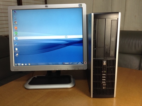 初心者サポート これからパソコン始める方に最適！Windows7! 格安デスクトップ17インチモニター　新品キーボード　マウス　セット　送料無料！
