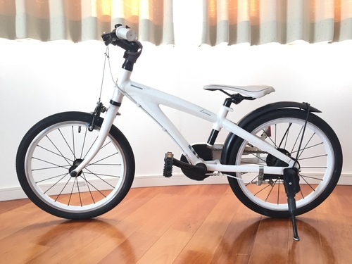 再出品‼︎  子供　自転車　ブリジストン　ジュニアサイクル　レベナ　１８インチ　白美品