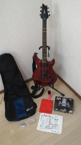 【期間限定値下げ】ギターcort mx200 ケース、台座、エフェクターセット