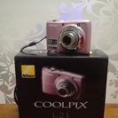 デジタルカメラ　Nikon　COOLPIX　L21　ピンク