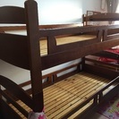 木製二段ベッド