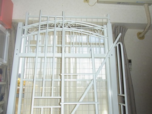 ＊お取り引き成立＊金具新品＊ロフトベッド＊ニトリ＊ホワイト＊背が高くて可愛いアーチ＊