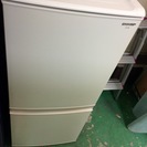 【送料無料】【2010年製】【激安】冷蔵庫　SHARP　SJ-14S-W