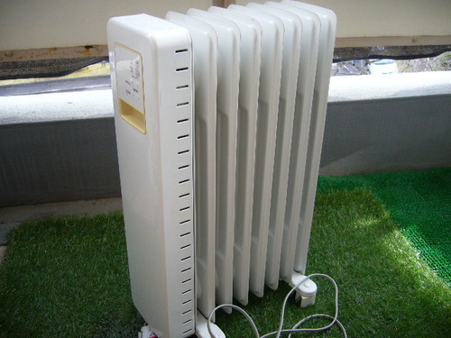 無印良品 2008年頃購入 オイルヒーターMU-8B2TK(1200W)　日本製