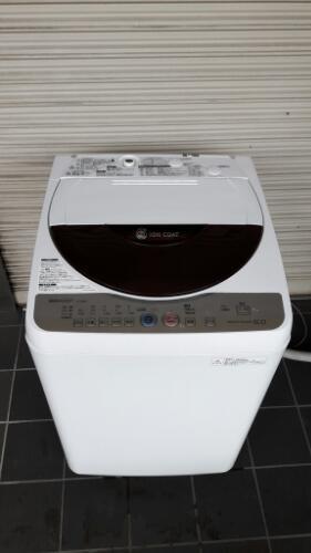 SHARP 洗濯機 IONCOAT 6.0kg 美品
