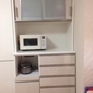 ニトリ 食器棚 キッチンボード(ポスティア 100KB WH)美品☆ | www