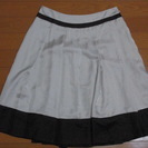 スカート／ATELIER SAB／size 38／白×黒