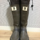 【日本野鳥の会】バードウオッチング長靴／ブラウン