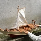 　和船模型（木造手作り）