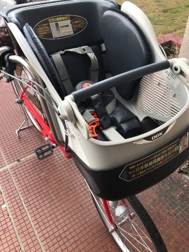 美品☆チャイルドシート付き自転車