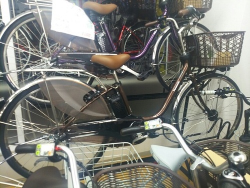 オープンセール　Panasonic　電動アシスト自転車　ビビDX　ブラウン　　2016モデル