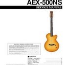 YAMAHA ギター AES 500NS