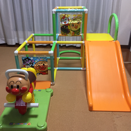アンパンマン ジャングルジム 滑り台 ロッキングチェア付き おもちゃ りこ 名古屋のおもちゃ 乗用玩具 の中古あげます 譲ります ジモティーで不用品の処分