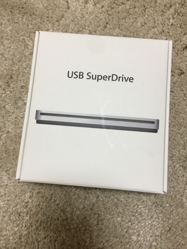 《引越の為12/24までの引取》※新品未使用(2016/12/10購入) 保証書付 Apple USB Super Drive