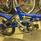 [3828]IKEA　折りたたみ自転車　16インチ　外装6段変速　状態良好　ブルー