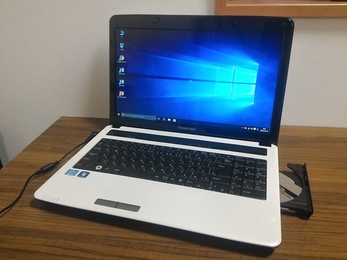 (お取引中)第2世代i3\u0026ﾒﾓﾘ4G Office2013 Win10搭載 高性能ﾉｰﾄPC i3/ﾒﾓﾘ4G/HDD160G/DVD-RW/無線LAN/Microsoft Office2013pro [FRONTIER FRNP214M/D]