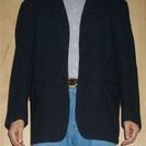 イタリア製の紳士用冬物ジャケット（濃いグレー）　サイズ４６　ＯＲ...