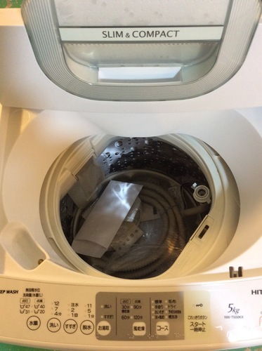 【送料無料】【2013年製】【激安】洗濯機　日立　NW-T500KX