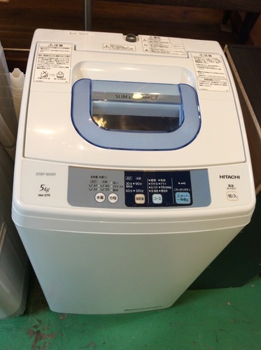 【送料無料】【2015年製】【美品】【激安】洗濯機　日立　NW-5TR